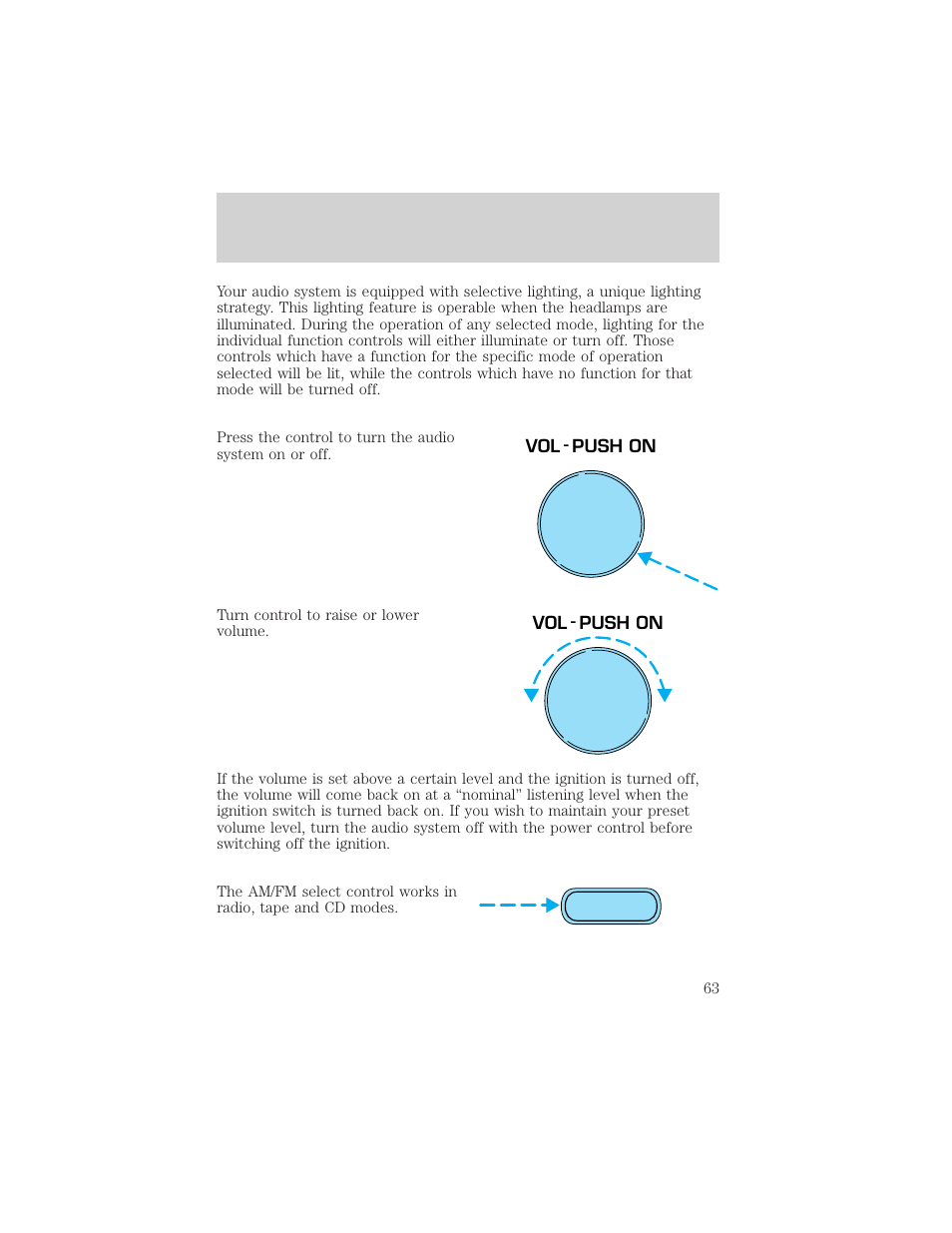 Controls and features | Mercury 1999 Villager User Manual | Page 63 / 264