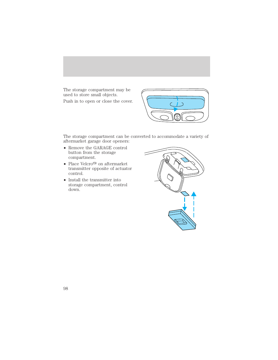 Controls and features | Mercury 1999 Villager User Manual | Page 98 / 264