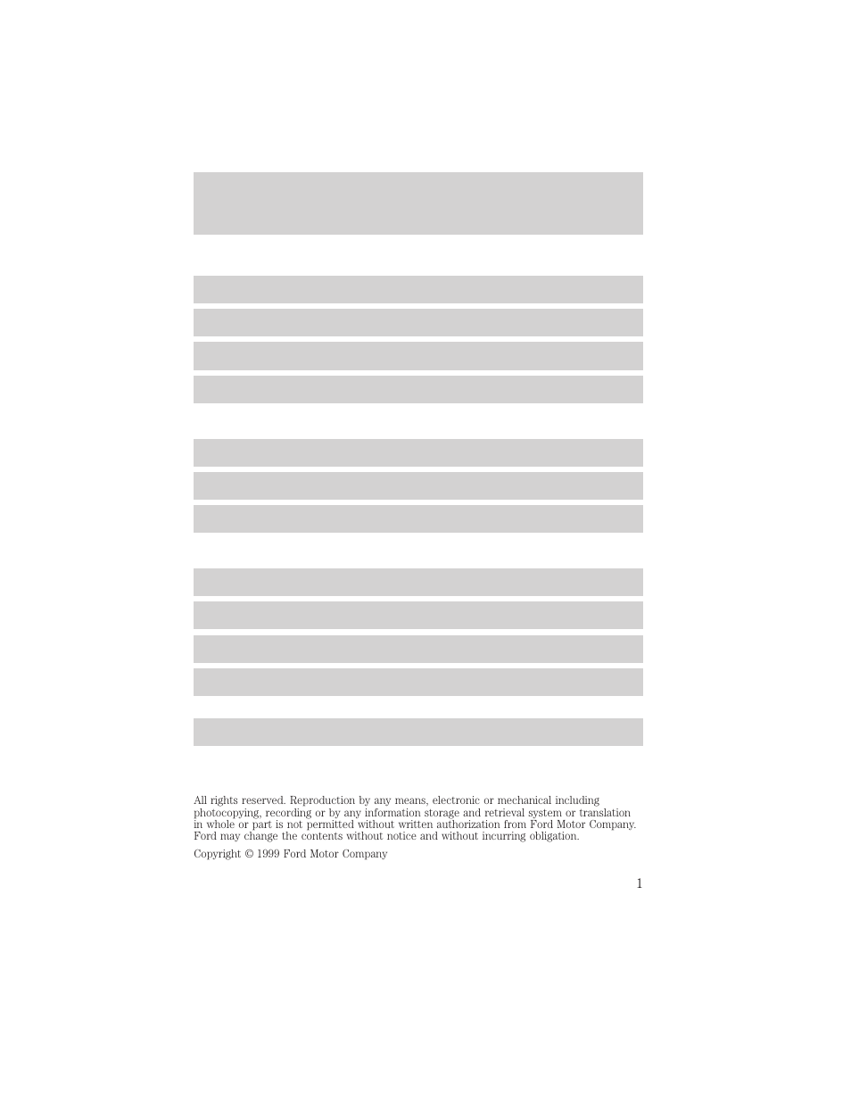 Mercury 2000 Grand Marquis User Manual | 224 pages