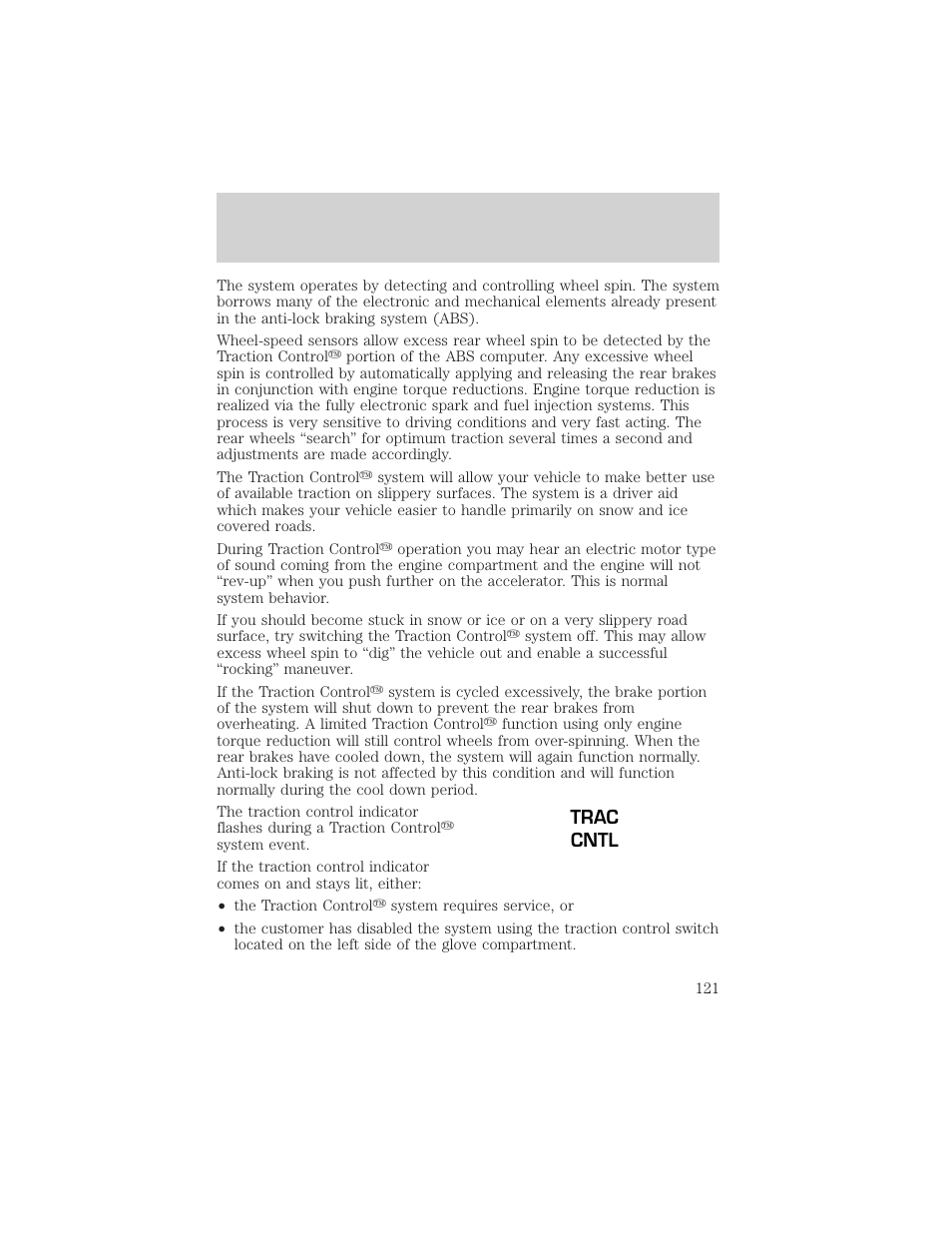 Driving | Mercury 2000 Grand Marquis User Manual | Page 121 / 224
