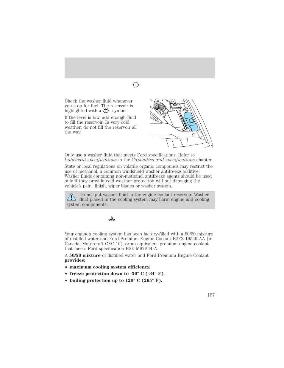 Maintenance and care | Mercury 2000 Grand Marquis User Manual | Page 157 / 224