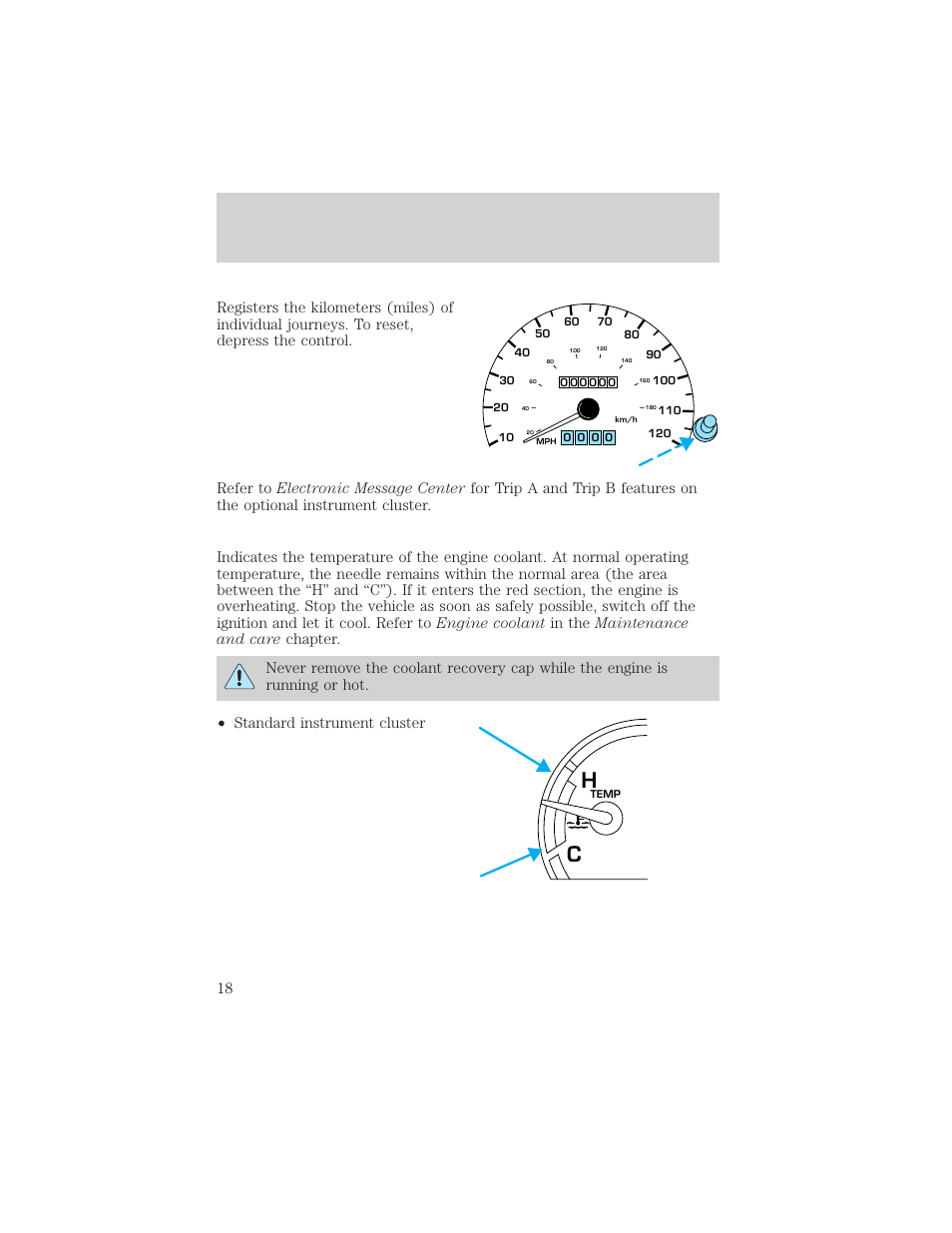 Hc instrumentation | Mercury 2000 Grand Marquis User Manual | Page 18 / 224