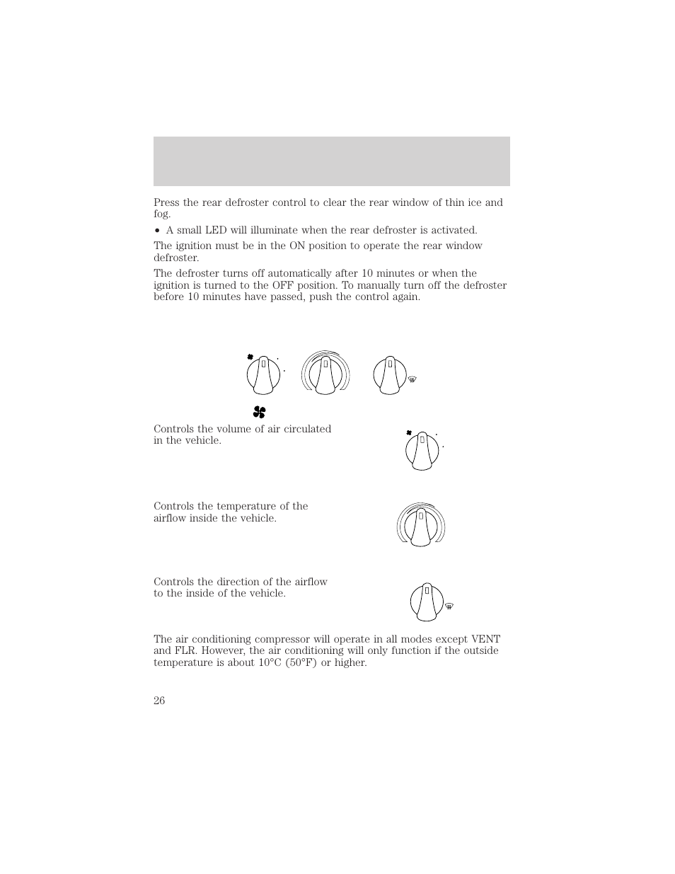 Controls and features | Mercury 2000 Grand Marquis User Manual | Page 26 / 224