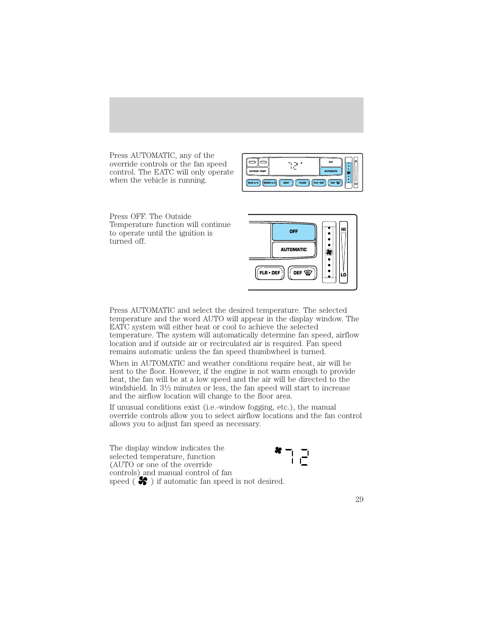 Controls and features | Mercury 2000 Grand Marquis User Manual | Page 29 / 224