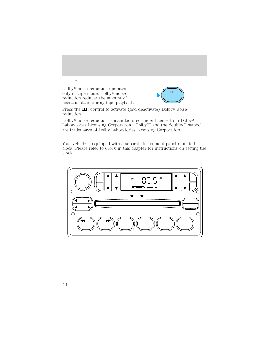 Controls and features | Mercury 2000 Grand Marquis User Manual | Page 40 / 224