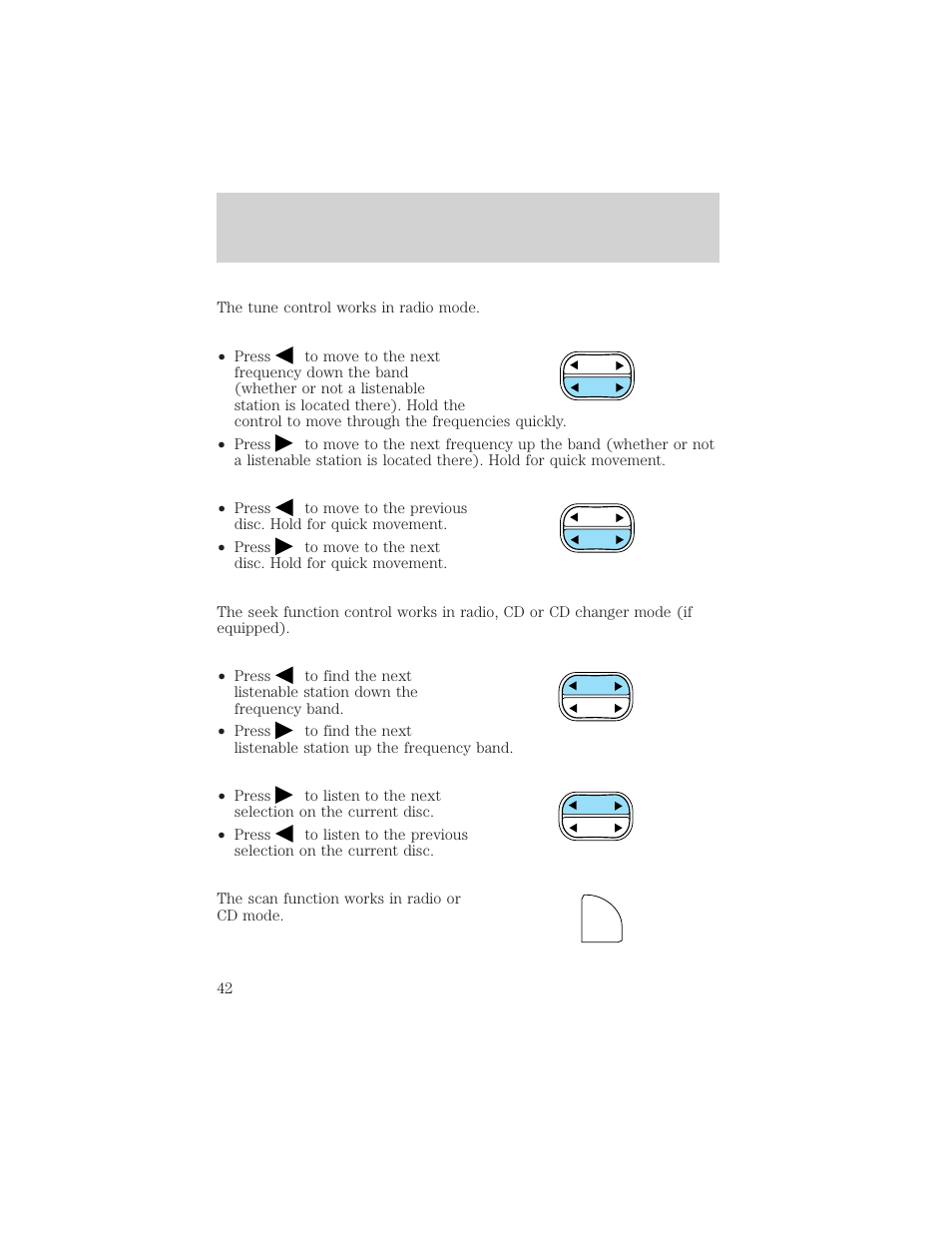 Controls and features | Mercury 2000 Grand Marquis User Manual | Page 42 / 224