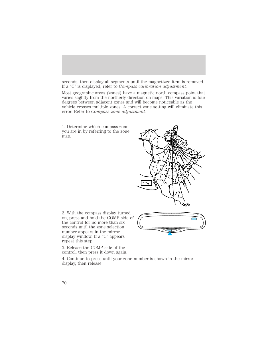 Controls and features | Mercury 2000 Grand Marquis User Manual | Page 70 / 224