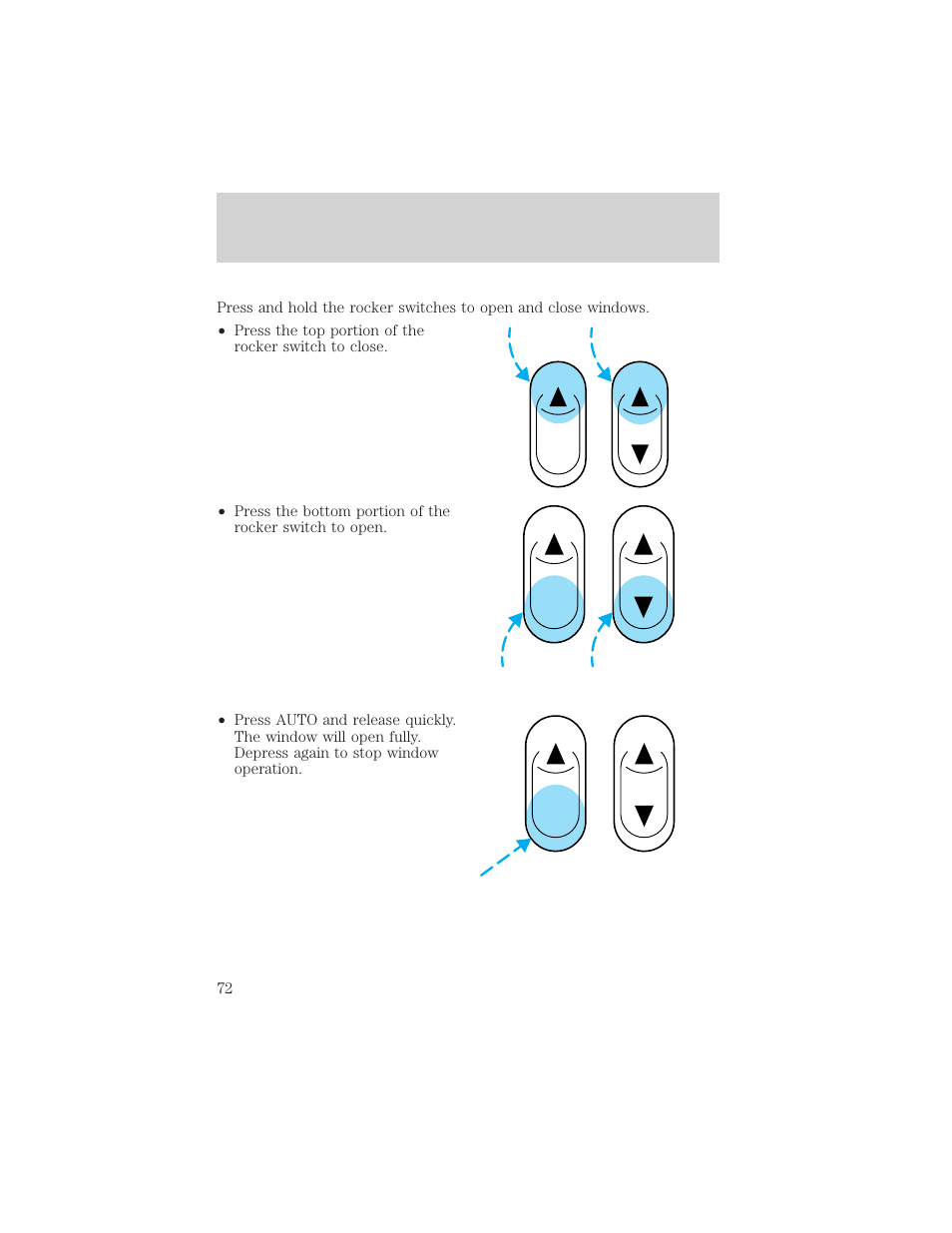 Controls and features | Mercury 2000 Grand Marquis User Manual | Page 72 / 224