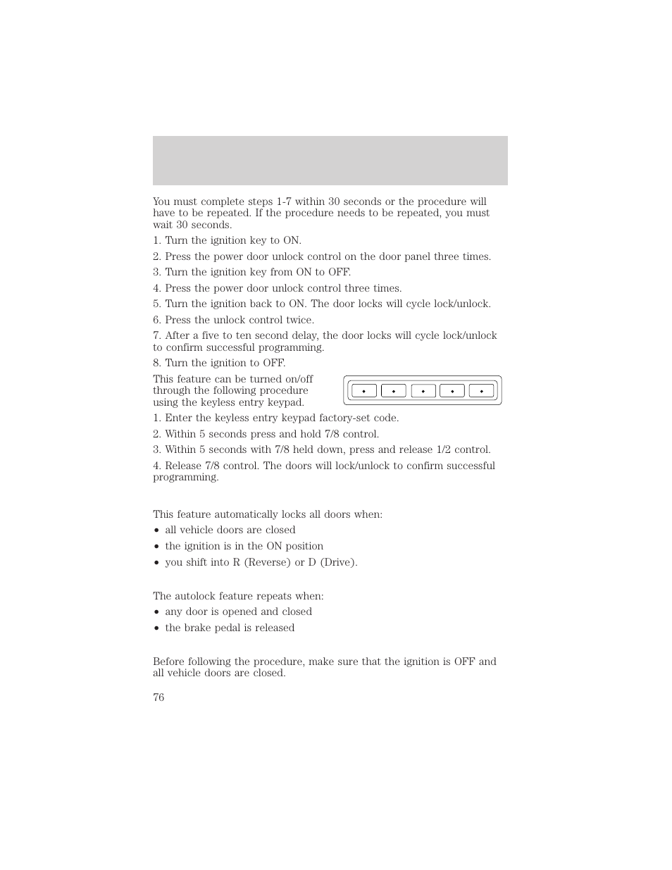 Controls and features | Mercury 2000 Grand Marquis User Manual | Page 76 / 224