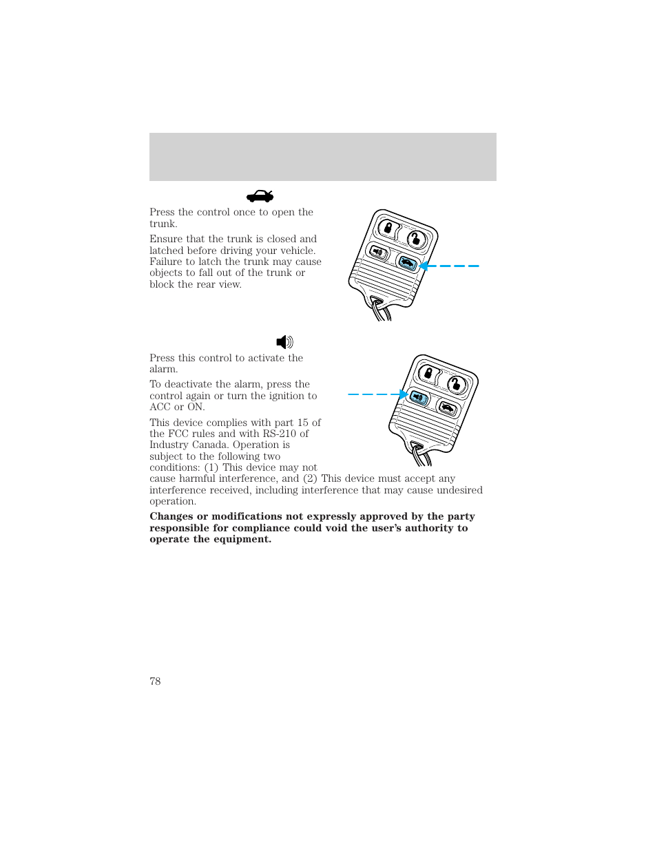 Controls and features | Mercury 2000 Grand Marquis User Manual | Page 78 / 224