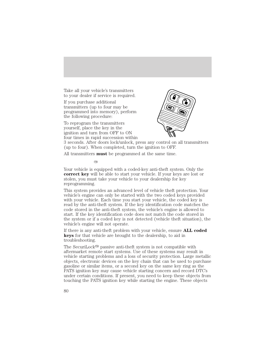 Controls and features | Mercury 2000 Grand Marquis User Manual | Page 80 / 224