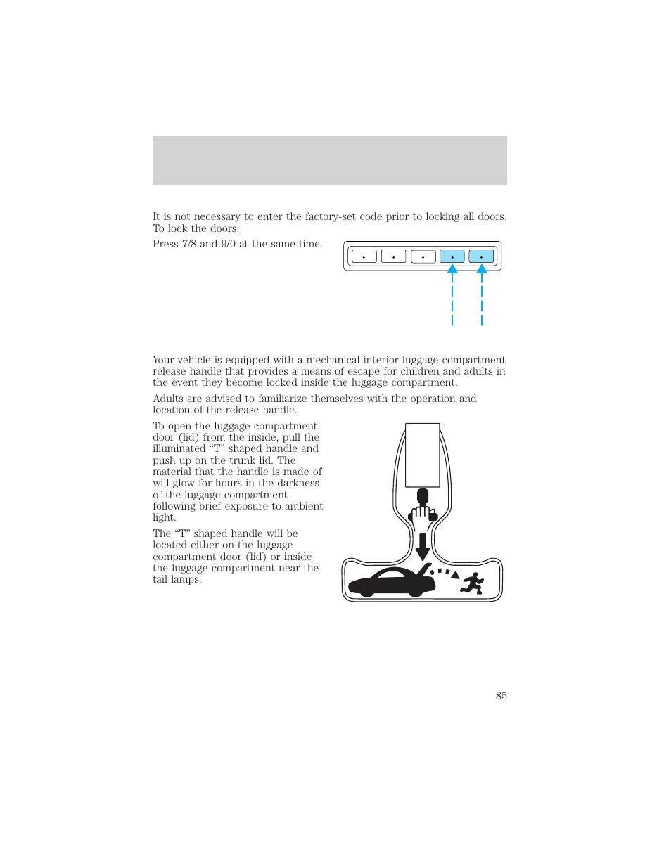 Controls and features | Mercury 2000 Grand Marquis User Manual | Page 85 / 224