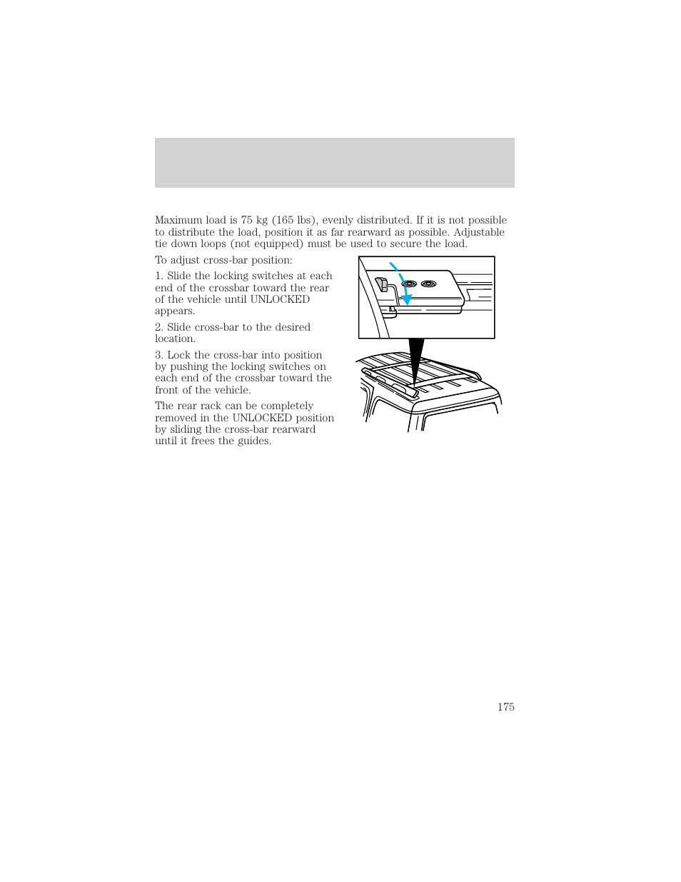 Driving | Mercury Mountaineer 2001 User Manual | Page 175 / 280