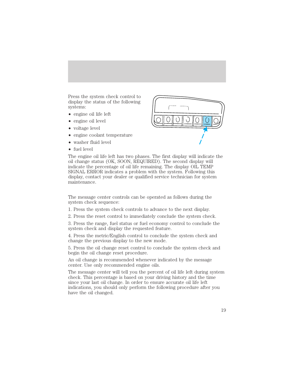 Instrumentation | Mercury Mountaineer 2001 User Manual | Page 19 / 280
