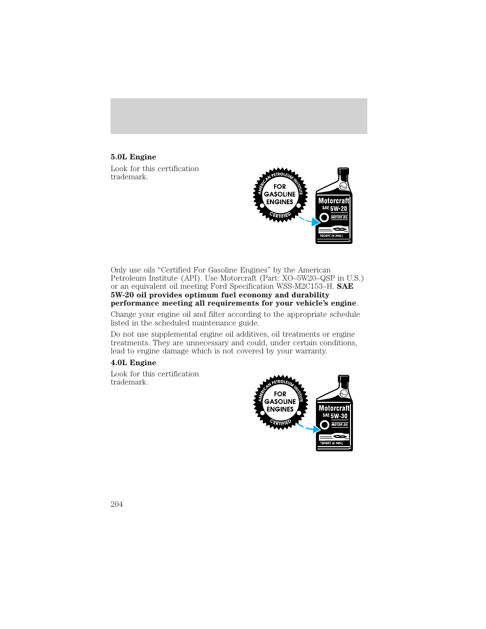 Maintenance and care | Mercury Mountaineer 2001 User Manual | Page 204 / 280