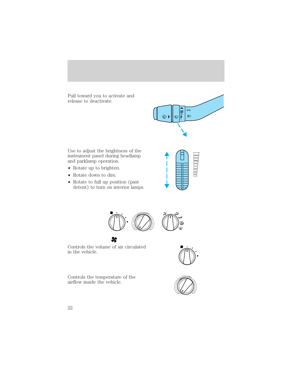 Controls and features | Mercury Mountaineer 2001 User Manual | Page 22 / 280
