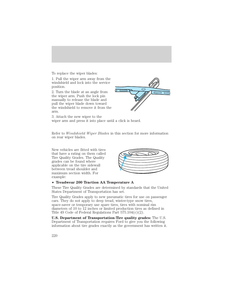 Maintenance and care | Mercury Mountaineer 2001 User Manual | Page 220 / 280