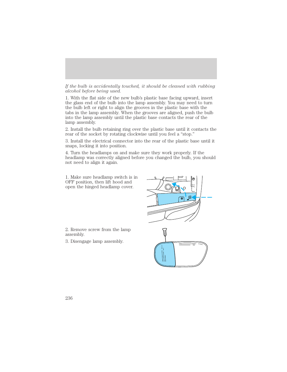 Maintenance and care | Mercury Mountaineer 2001 User Manual | Page 236 / 280