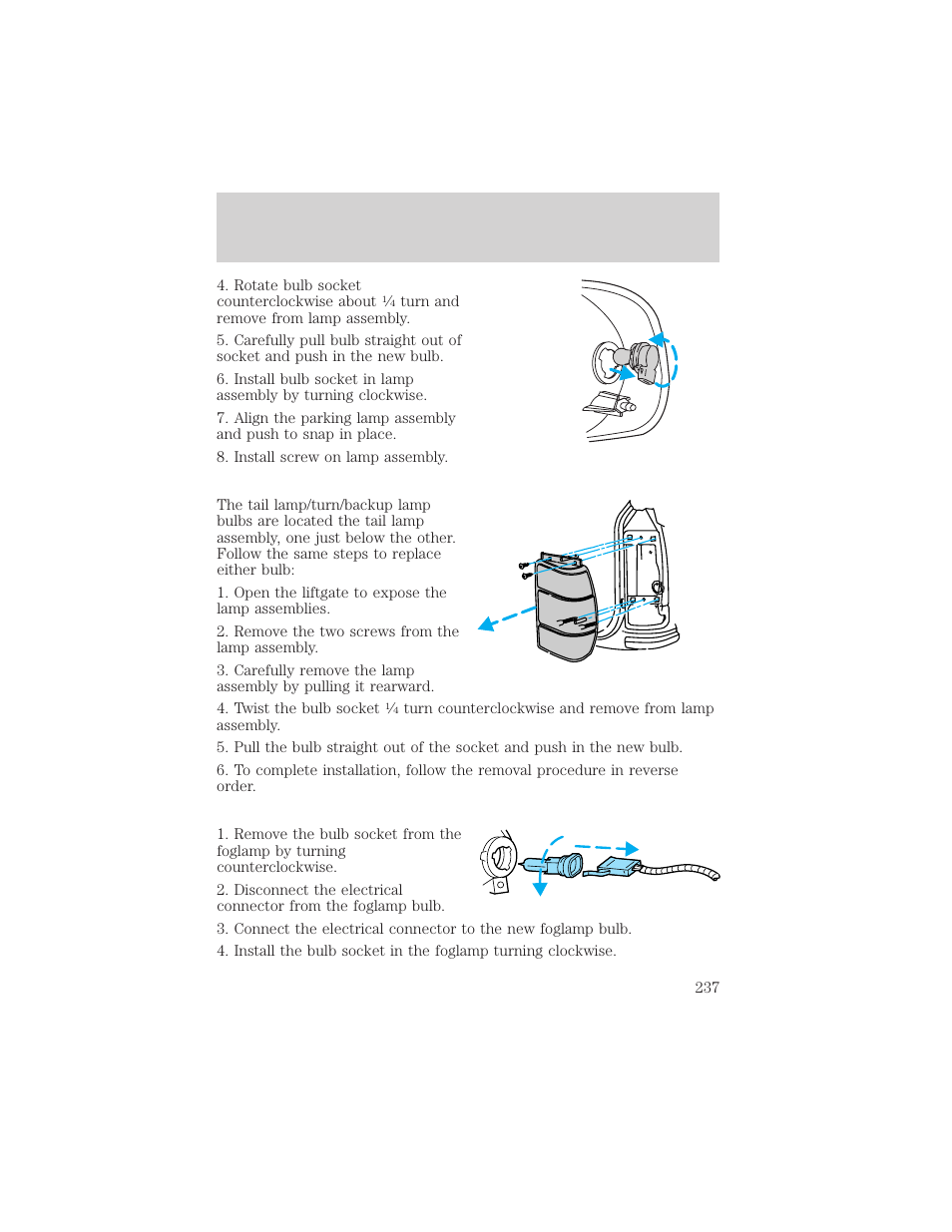 Maintenance and care | Mercury Mountaineer 2001 User Manual | Page 237 / 280