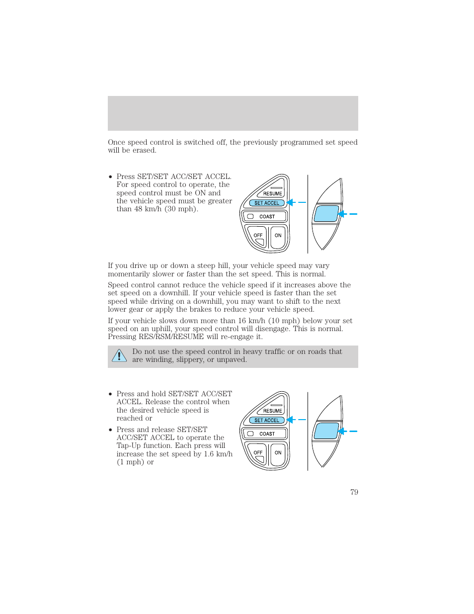 Controls and features | Mercury Mountaineer 2001 User Manual | Page 79 / 280