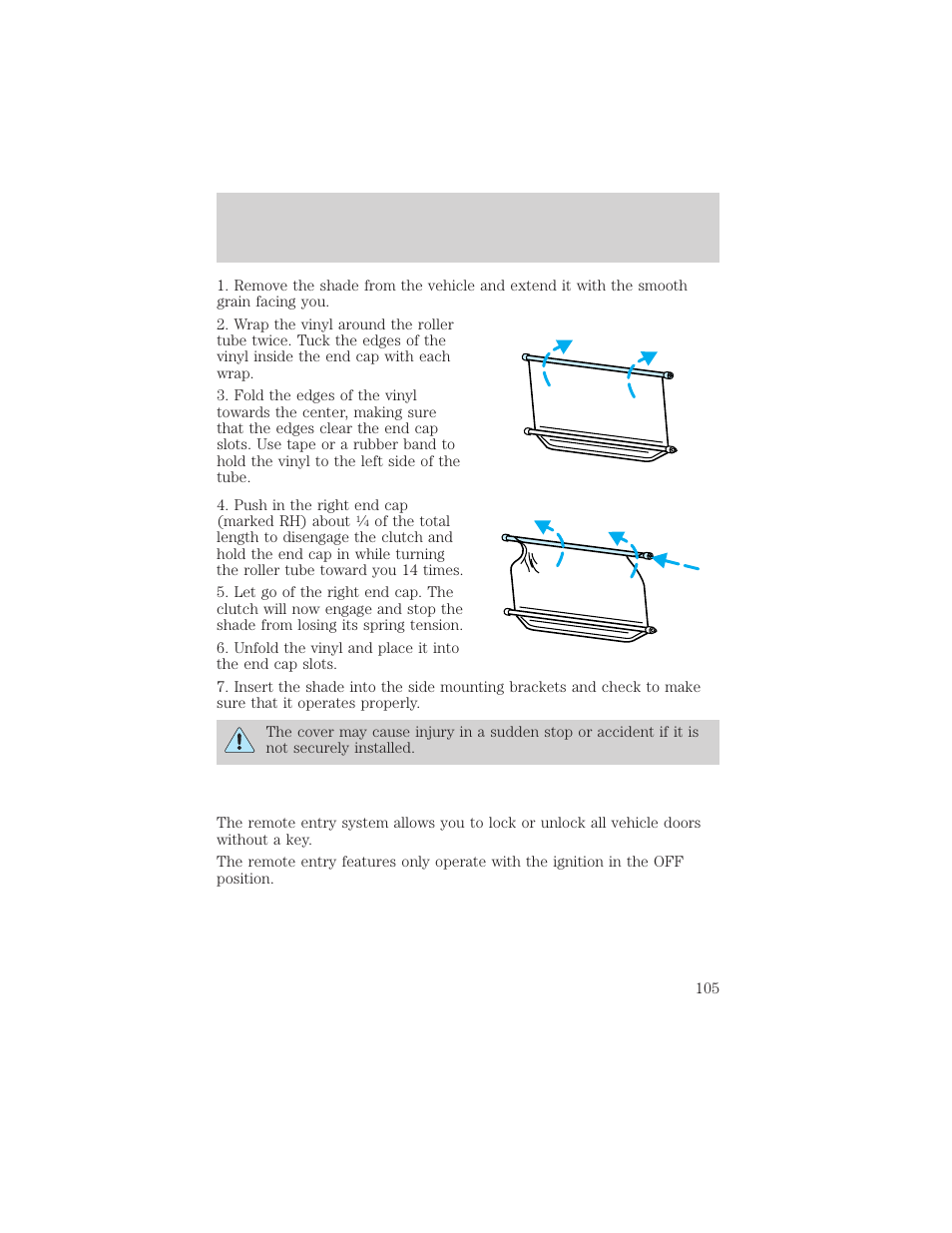 Controls and features | Mercury 1999 Mountaineer User Manual | Page 105 / 248