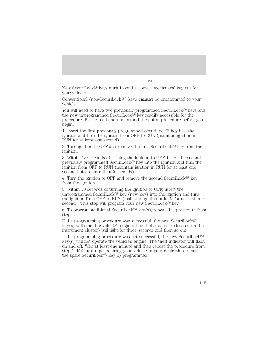 Controls and features | Mercury 1999 Mountaineer User Manual | Page 115 / 248