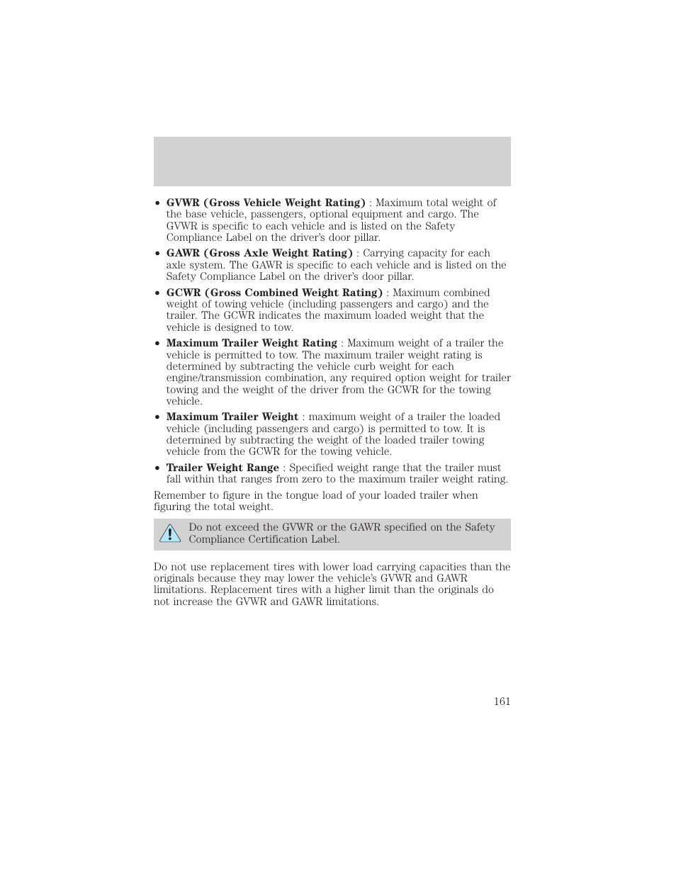 Driving | Mercury 1999 Mountaineer User Manual | Page 161 / 248