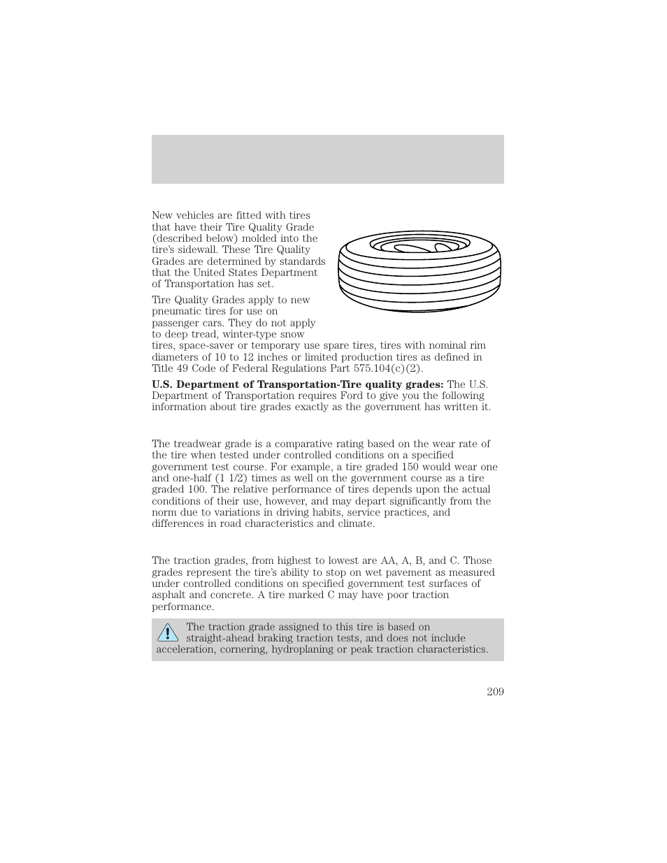 Maintenance and care | Mercury 1999 Mountaineer User Manual | Page 209 / 248