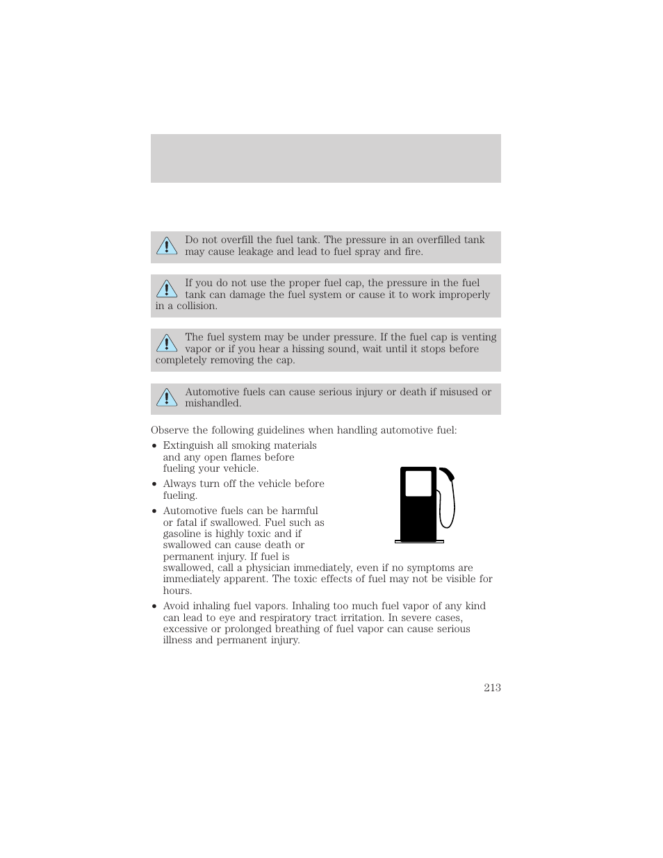 Maintenance and care | Mercury 1999 Mountaineer User Manual | Page 213 / 248