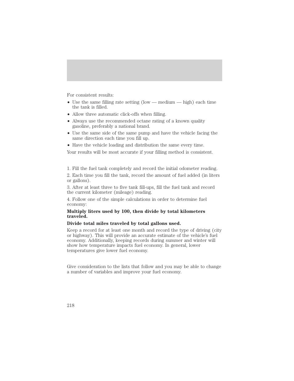 Maintenance and care | Mercury 1999 Mountaineer User Manual | Page 218 / 248