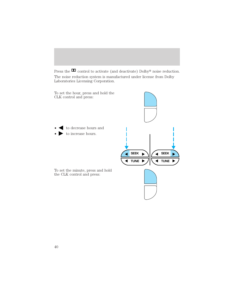 Controls and features | Mercury 1999 Mountaineer User Manual | Page 40 / 248