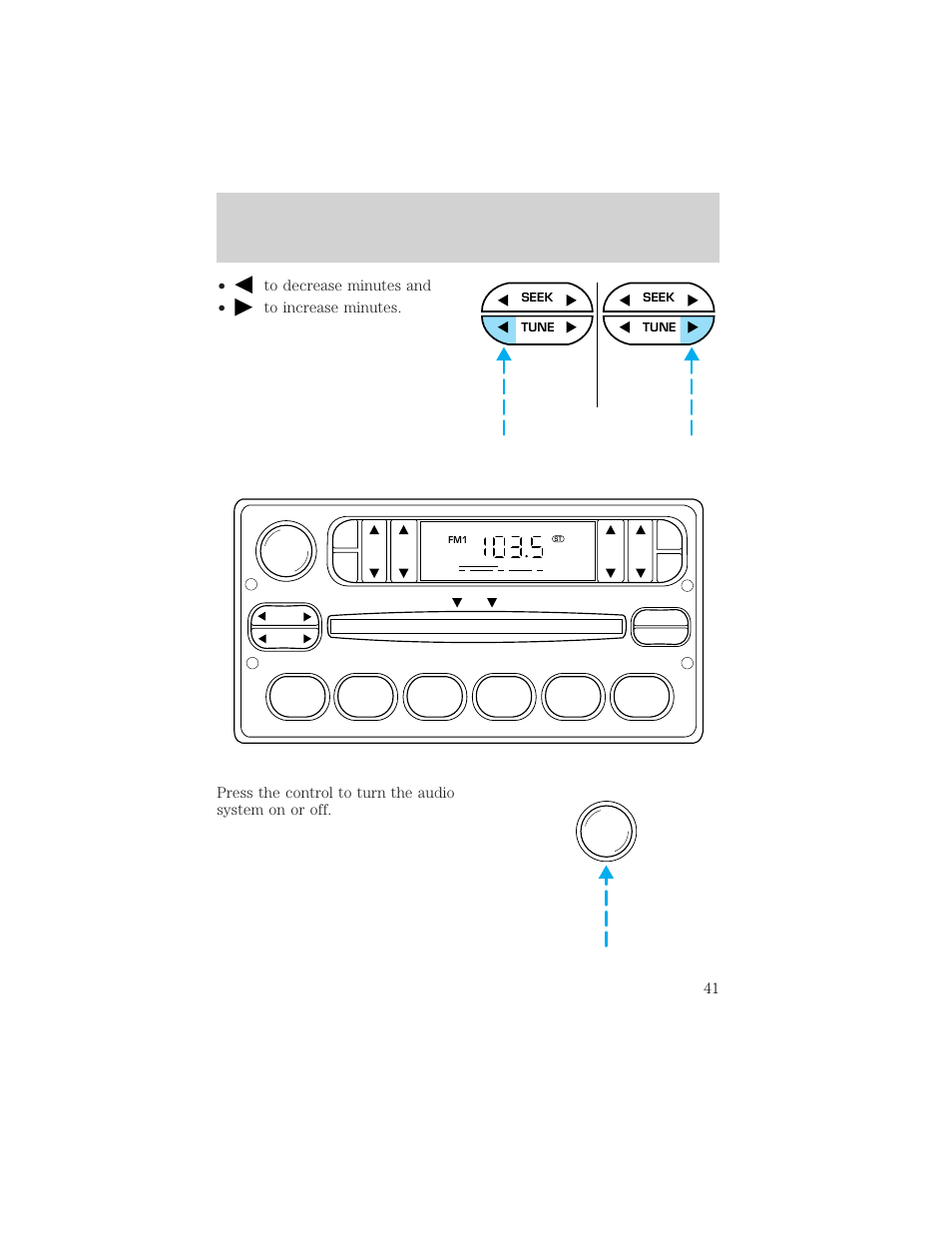 Controls and features | Mercury 1999 Mountaineer User Manual | Page 41 / 248