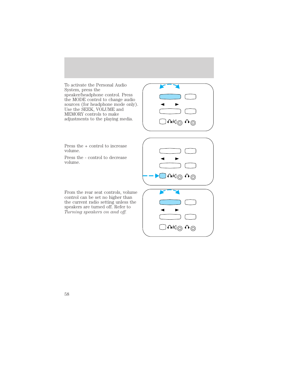 Controls and features | Mercury 1999 Mountaineer User Manual | Page 58 / 248