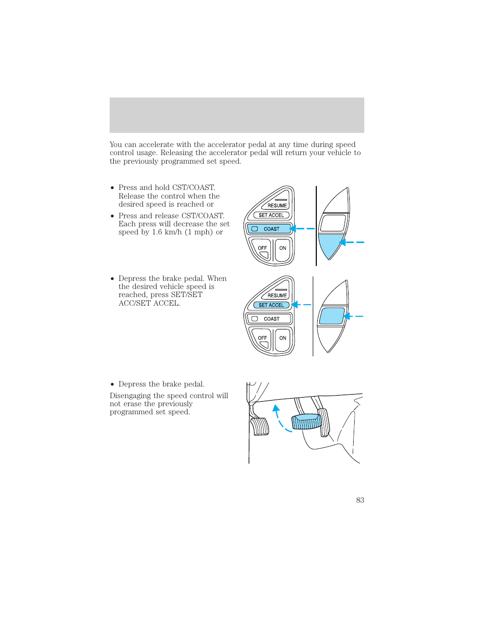 Controls and features | Mercury 1999 Mountaineer User Manual | Page 83 / 248