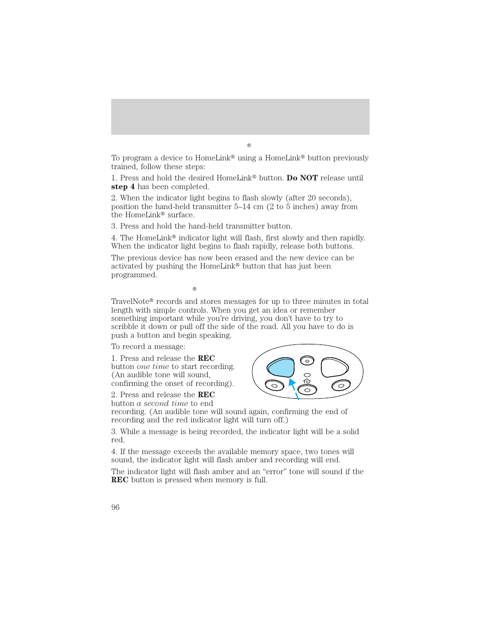 Controls and features | Mercury 1999 Mountaineer User Manual | Page 96 / 248