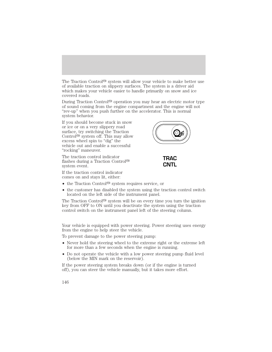 Driving | Mercury Grand Marquis 2002 User Manual | Page 146 / 248