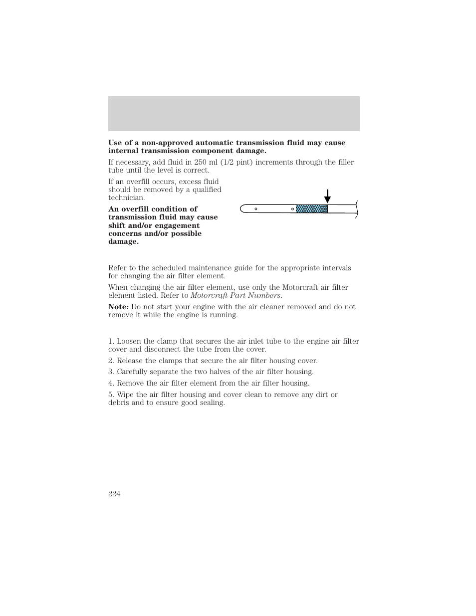 Maintenance and specifications | Mercury Grand Marquis 2002 User Manual | Page 224 / 248