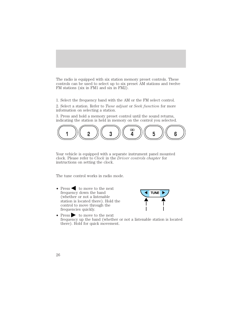 Mercury Grand Marquis 2002 User Manual | Page 26 / 248