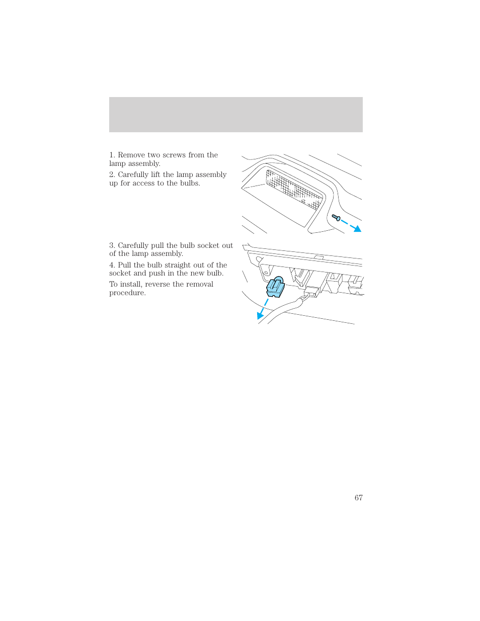 Lights | Mercury Grand Marquis 2002 User Manual | Page 67 / 248