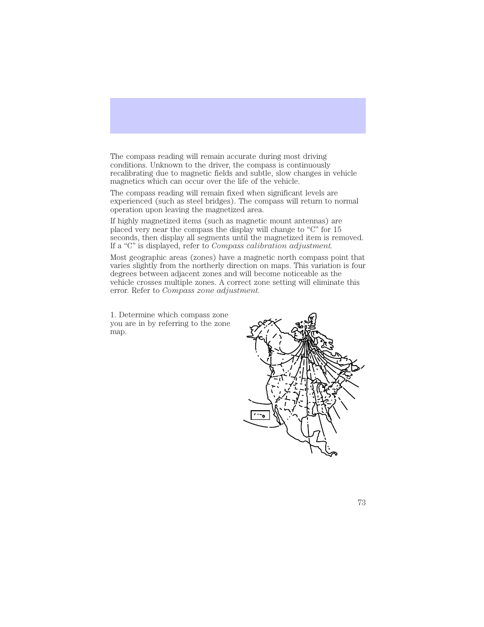 Driver controls | Mercury Grand Marquis 2002 User Manual | Page 73 / 248