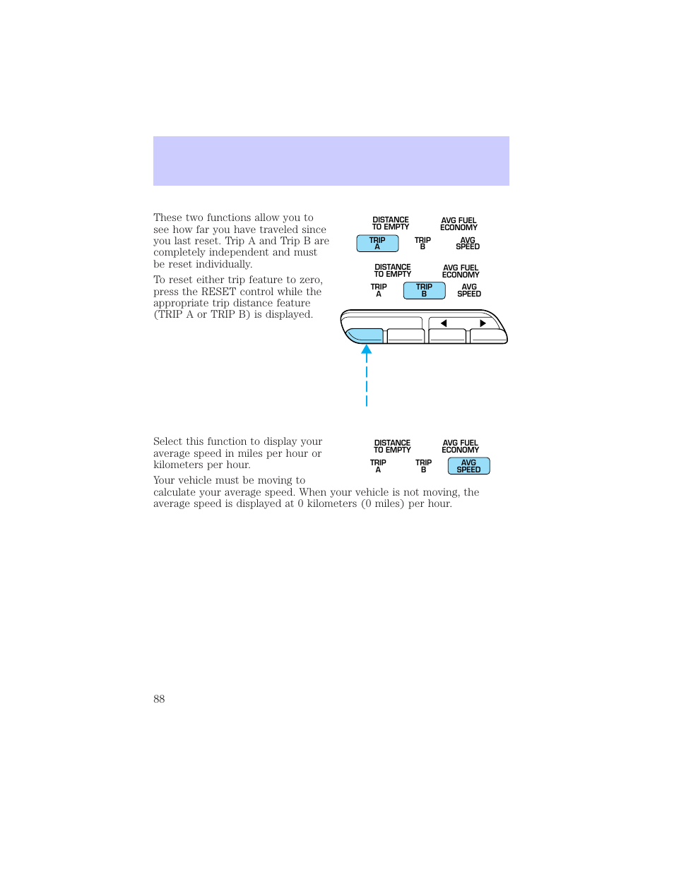 Driver controls | Mercury Grand Marquis 2002 User Manual | Page 88 / 248