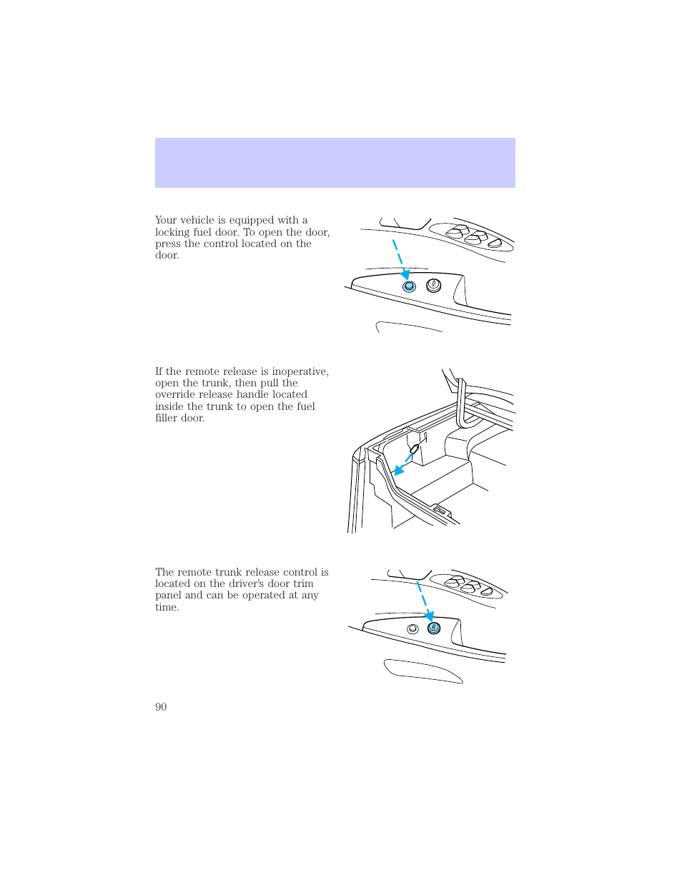 Driver controls | Mercury Grand Marquis 2002 User Manual | Page 90 / 248