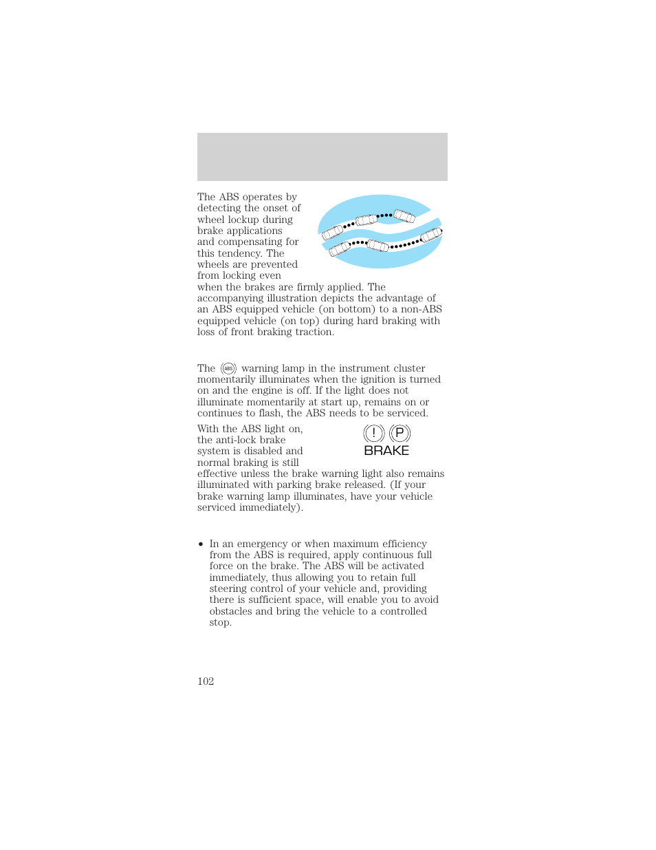 Driving | Mercury Sable 1999 User Manual | Page 102 / 216