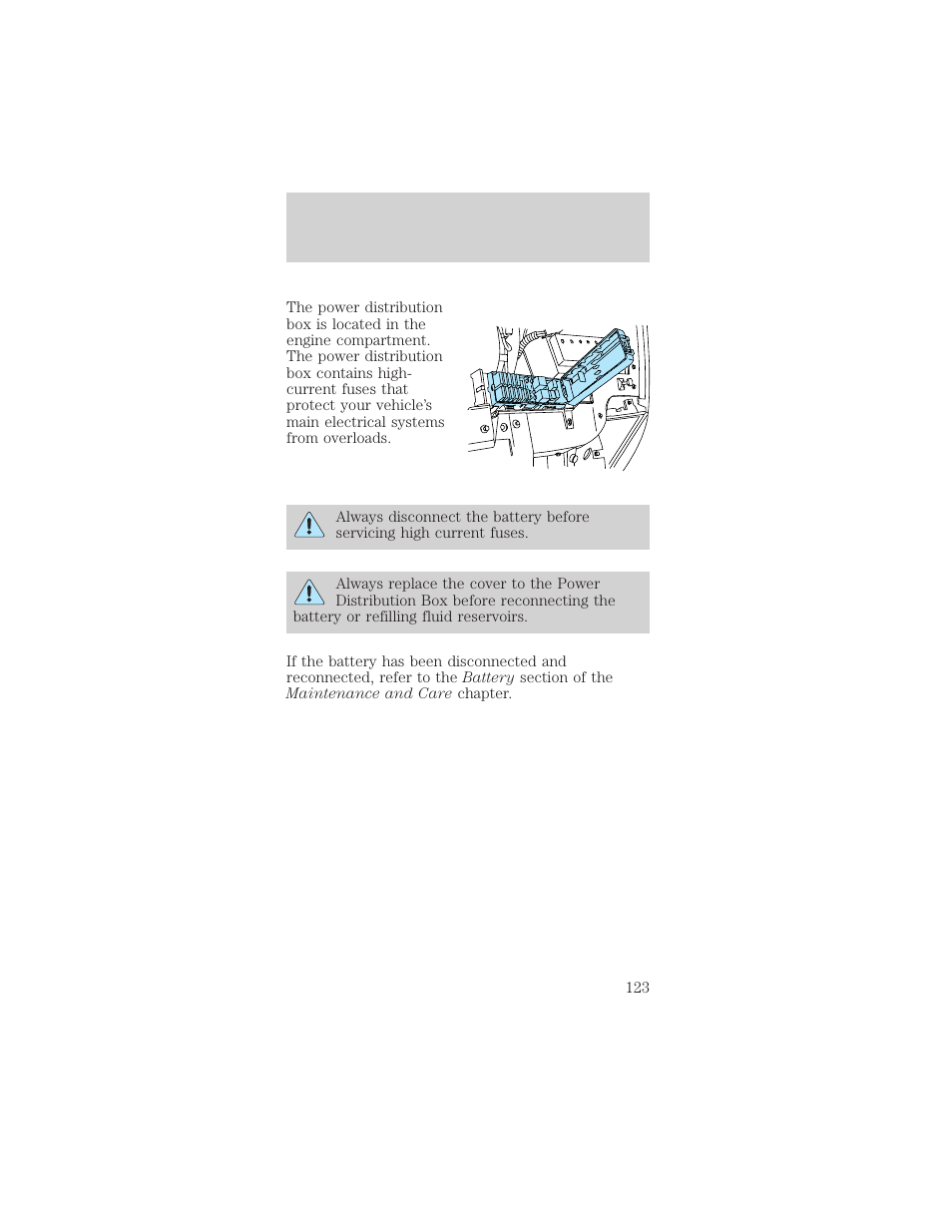 Roadside emergencies | Mercury Sable 1999 User Manual | Page 123 / 216