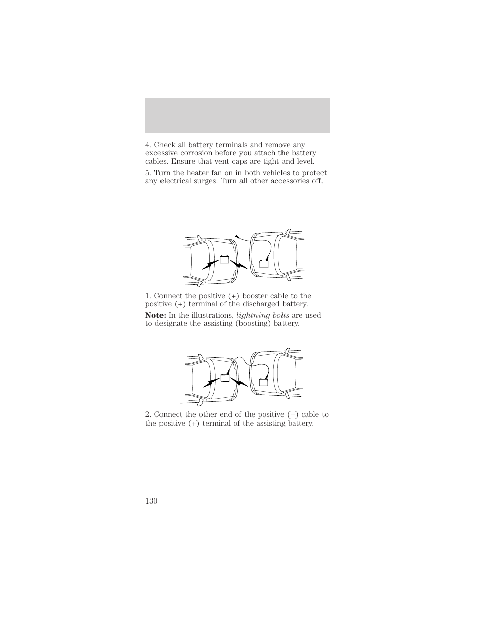 Roadside emergencies | Mercury Sable 1999 User Manual | Page 130 / 216