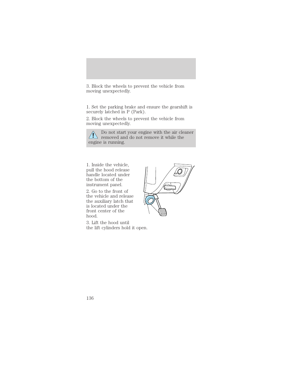 Maintenance and care | Mercury Sable 1999 User Manual | Page 136 / 216