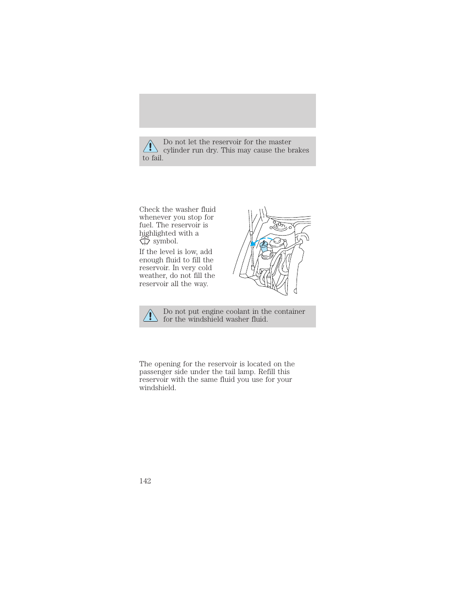 Maintenance and care | Mercury Sable 1999 User Manual | Page 142 / 216