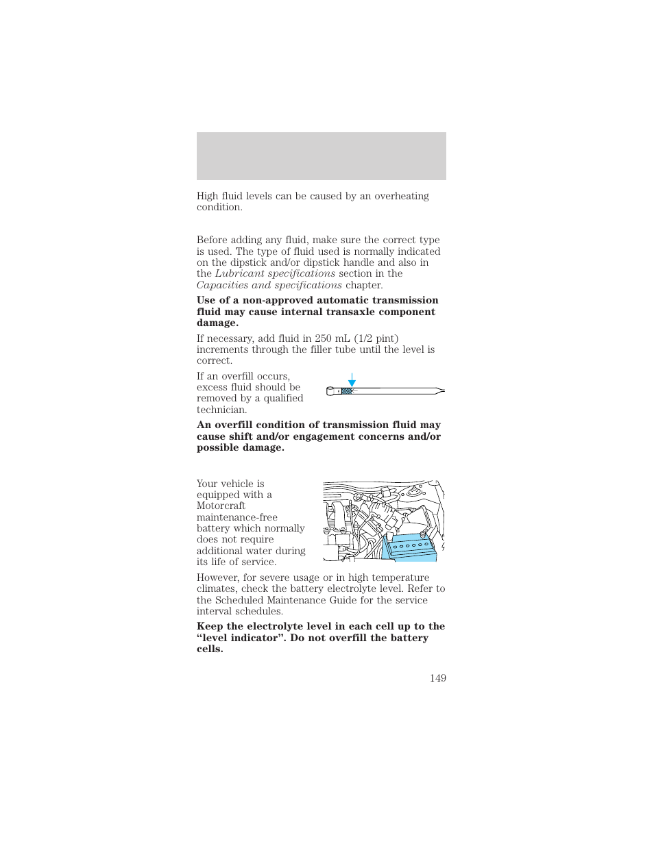 Maintenance and care | Mercury Sable 1999 User Manual | Page 149 / 216
