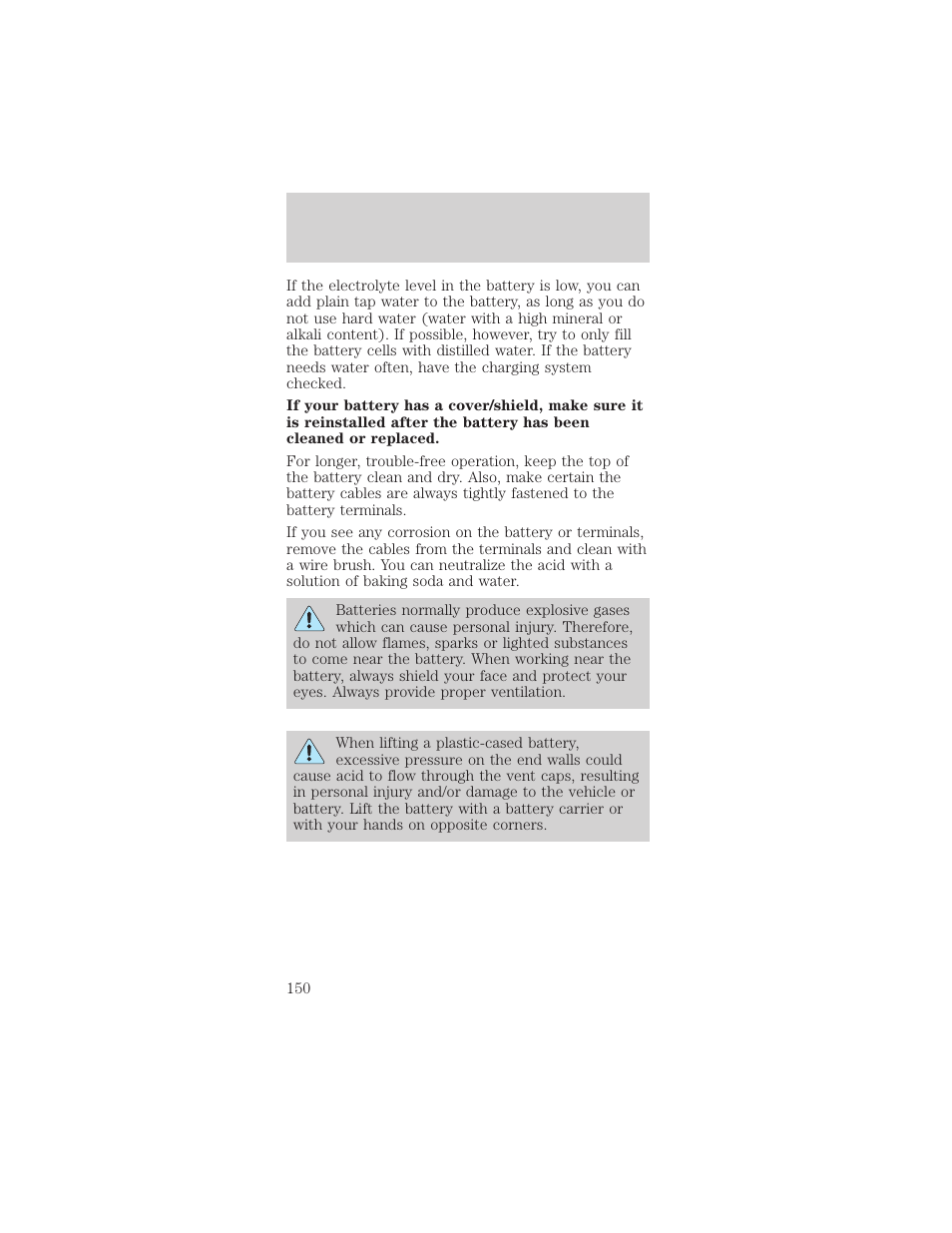 Maintenance and care | Mercury Sable 1999 User Manual | Page 150 / 216
