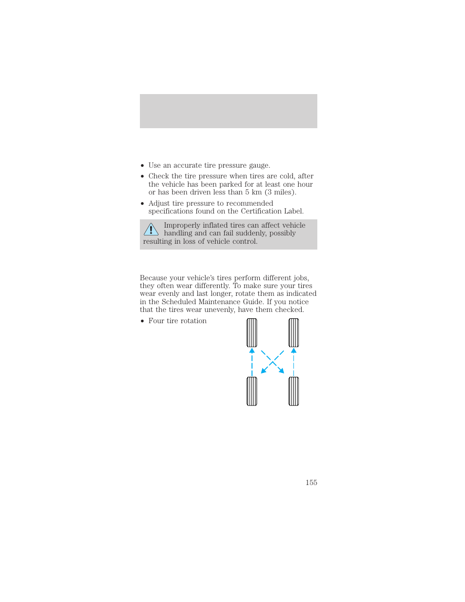 Maintenance and care | Mercury Sable 1999 User Manual | Page 155 / 216